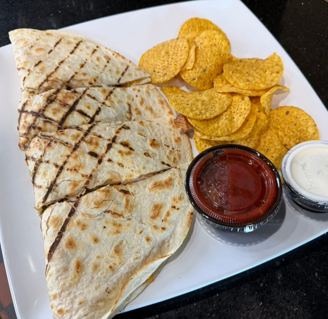 Chicken Quesadilla.