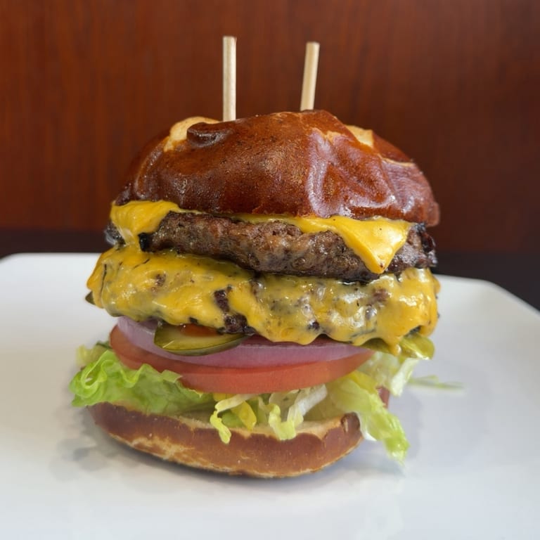 Indulge in Our Bacon Cheeseburger