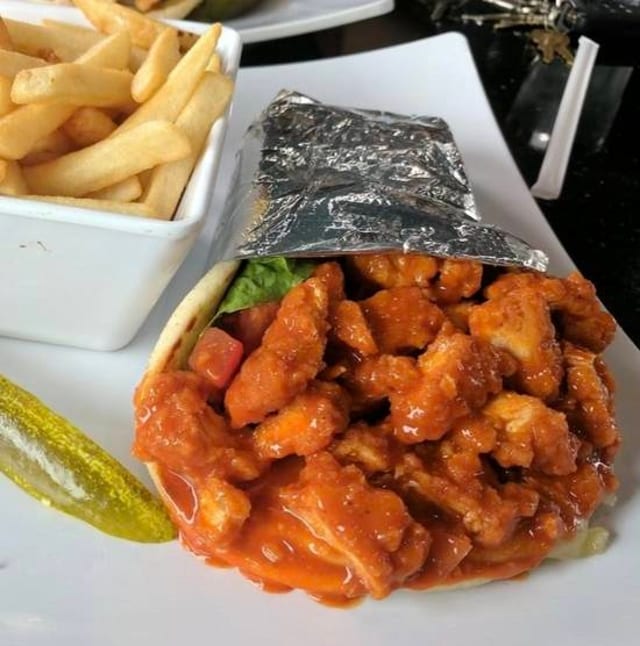 Buffalo Crispy Pita.